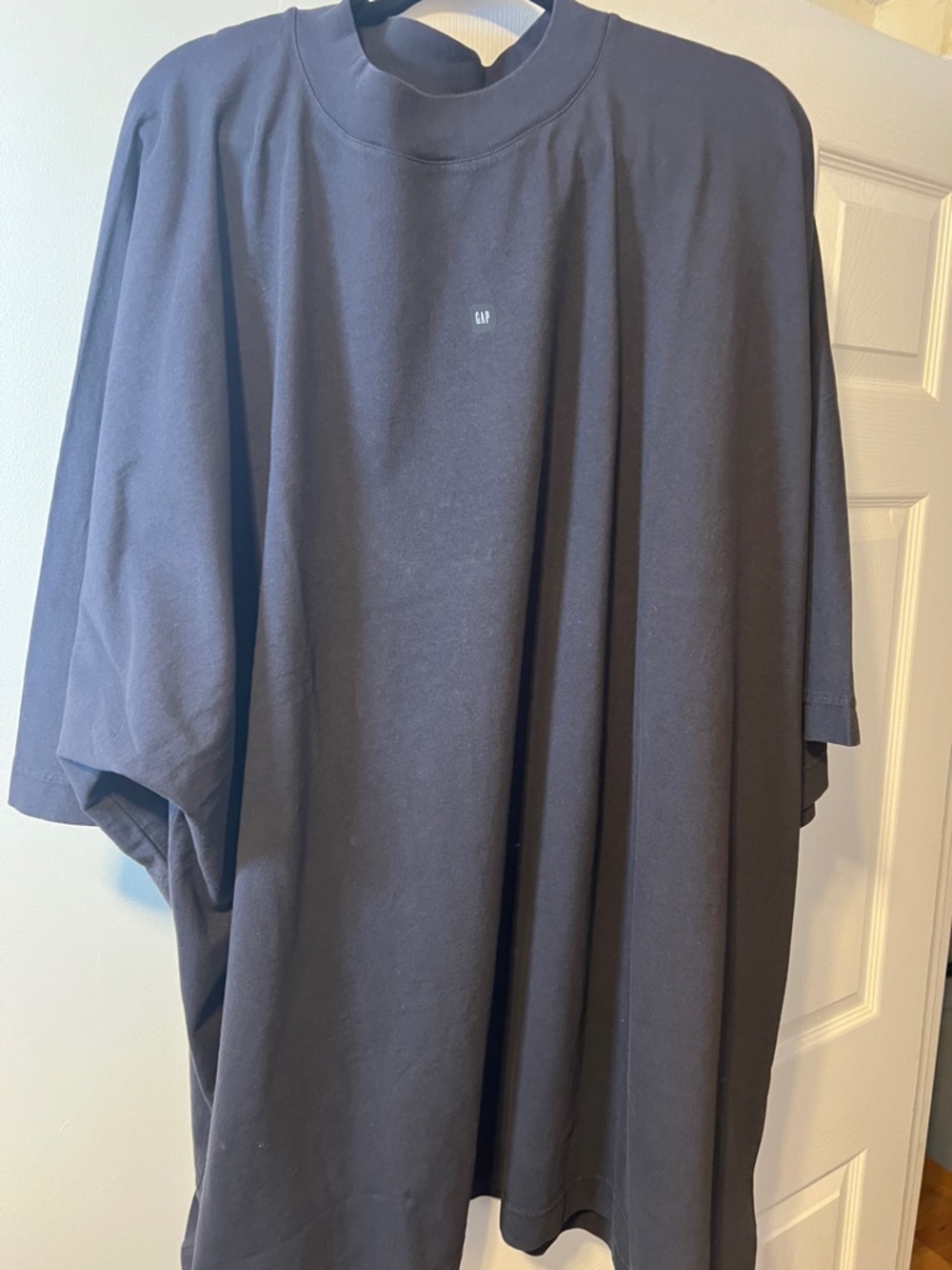 Yeezy Gap Balenciaga Oversized Black Logo Tee XXL